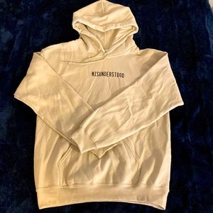 Cream colored Gildan Heavy Blend hoodie